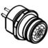 1201095003 Molex Ultra-Lock (M12) Ethernet Receptacle, FPM PG9, Female (Straight), Panel Mount 6.00mm Pins, 4 Poles, D-Code