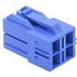 1510492401 Molex Conn Housing F 4 POS 6.5mm Crimp ST Cable Mount Blue Bag