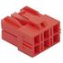 1512072609 Molex Conn Housing RCP 6 POS 6.5mm Crimp ST Panel Mount Red Bag