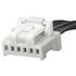 Molex. Cable Assembly UL 1571 0.1m 28AWG Power to Power 6 to 6 POS F-F Crimp-Crimp Pico-Clasp Bag - 0151330601