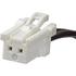 Molex. Cable Assembly UL 1061 0.05m 22AWG Power to Power 2 to 2 POS F-F Crimp-Crimp MicroClasp Bag - 0151360200