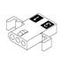 Molex. Conn Housing RCP 2 POS 3.68mm Crimp ST Cable Mount Bag - 0026013092