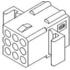 Molex. Conn Housing RCP 9 POS 3.68mm Crimp ST Cable Mount Natural Bag - 0050361871