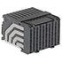 Molex. Conn Daughter Card RCP 80 POS 3mm Press Fit RA Thru-Hole Tray 1713291020