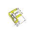 Molex. Quick Disconnect Terminal 10-12AWG Brass Yellow F 16.94mm Electro Tin Avikrimp™ Bag - 0190060019