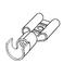Molex. Quick Disconnect Terminal 18-22AWG Brass F 18.2mm Tin VibraKrimp™ Bag - 0190180001