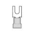Molex. Block Spade Tongue Terminal 18-22AWG Copper Red 18.4mm Tin Avikrimp™ Bag - 0191390003