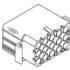 Molex. Conn Housing RCP 15 POS 6.3mm Crimp ST Cable Mount Natural Bag - 0019091152