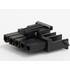 2004530005 Molex Conn Housing RCP 5 POS 4.2mm Crimp ST Cable Mount Black Mini-Fit Jr Bag