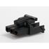 2004530003 Molex Conn Housing RCP 3 POS 4.2mm Crimp ST Cable Mount Black Mini-Fit Jr Bag