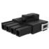 2004561212 Molex Conn Housing RCP 2 POS 5.7mm Crimp ST Cable Mount Black Mega-Fit Bag