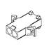 Molex. Conn Housing PL 2 POS 6.7mm Crimp ST Panel Mount Natural Bag - 0019092027