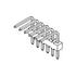 Molex. Conn Unshrouded Header HDR 3 POS 2.54mm Solder RA Side Entry Thru-Hole KK® Bag - 0022122031
