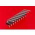 Molex. Conn Unshrouded Header HDR 7 POS 3.96mm Solder RA Thru-Hole KK® Bag - 0026482072