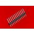 Molex. Conn Unshrouded Header HDR 3 POS 2.54mm Solder ST Top Entry Thru-Hole KK® Bag - 0022284035