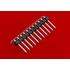 Molex. Conn Unshrouded Header HDR 2 POS 2.54mm Solder RA Side Entry Thru-Hole KK® Bag - 0022288022