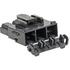 0428160312 Molex Conn Housing RCP 3 POS 10mm Crimp ST Cable Mount Black Mini-Fit Sr™ Bag
