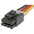 0451330801 Molex Cable Assembly UL 1061 0.15m 16AWG Wire to Board to Wire to Board 8 to 8 POS F-F Crimp-Crimp Ultra-Fit Bag