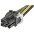 0451350601 Molex Cable Assembly UL 1007 0.15m 16AWG Power to Power 6 to 6 POS F-F Crimp-Crimp Mini-Fit TPA2 Bag