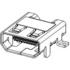 0467652301 Molex Conn Micro HDMI RCP 19 POS 0.4mm Solder RA SMD 19 Terminal 1 Port Micro HDMI T/R