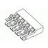 0472861001 Molex Conn Battery HDR 4 POS 2mm Solder ST SMD 4 Terminal 1 Port T/R