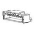 5023520600 Molex Conn Shrouded Header (4 Sides) HDR 6 POS 2mm Solder RA Side Entry SMD DuraClik™ Automotive T/R