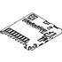 5033981892 Molex Conn Micro SD Card SKT 8 POS 1.1mm Solder RA SMD 0.5A/Contact T/R