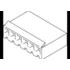 Molex. Conn Housing RCP 2 POS 3.96mm Crimp ST Cable Mount Natural KK® Bag - 0009524024