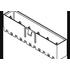 0532650229 Molex Conn Shrouded Header (4 Sides) HDR 2 POS 7mm Press Fit ST Thru-Hole Tray
