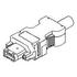 0551000670 Molex Conn Telephone/Telecom PL 6 POS ST Cable Mount 6 Terminal 1 Port Bag