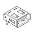 0676430910 Molex Conn USB 2.0 Type A RCP 4 POS 2mm/2.5mm Solder RA Thru-Hole 4 Terminal 1 Port Tray