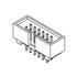 0702460801 Molex Conn Shrouded Header (4 Sides) HDR 8 POS 2.54mm Solder ST Top Entry Thru-Hole C-Grid® Tray