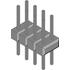 0702800592 Molex Conn Unshrouded Header HDR 8 POS 2.54mm Solder ST Thru-Hole Bulk