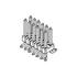 Molex. Conn Unshrouded Header HDR 6 POS 2.54mm Solder ST SMD C-Grid® Bag - 0015911063