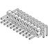 0717640312 Molex Conn Unshrouded Header HDR 12 POS 2.54mm Solder RA Thru-Hole C-Grid® Tube