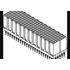 0737800147 Molex Conn Hard Metric RCP 72 POS 2mm Press Fit ST Thru-Hole HDM® Tube