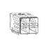 0760655001 Molex Conn SFP+ F 80 POS 1.6mm Press Fit RA Thru-Hole 80 Terminal 4 Port Tray