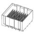 0761551623 Molex Conn Hard Metric HDR 192 POS 1.9mm Press Fit ST Thru-Hole Impact™ Tray