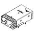 0768661015 Molex Conn I-Pass+ F 72 POS Press Fit RA Thru-Hole 72 Terminal 2 Port iPass+ Tray
