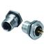 Molex. Conn M12 Circular M 5 POS Solder ST Thru-Hole 5 Terminal 1 Port Micro-Change® Tray 0848649002