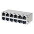 0857321008 Molex Conn Modular Jack F 96 POS Solder RA Thru-Hole 156 Terminal 12 Port Cat 5/Cat 5e Tray