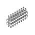 Molex. Conn Board Stacker HDR 4 POS 2mm Solder ST Thru-Hole Milli-Grid™ Tray 0877610006