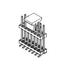 0877621654 Molex Conn Board Stacker HDR 16 POS 2mm Solder ST Top Entry SMD Milli-Grid™ T/R