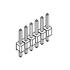 0878910101 Molex Conn Unshrouded Header HDR 1 POS 2.54mm Solder ST Thru-Hole KK® Tray