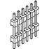 0879370406 Molex Conn Board Stacker HDR 4 POS 2.54mm Solder ST Top Entry Thru-Hole KK® Tray
