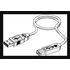 0887329000 Molex Cable Assembly USB 0.82m USB Type A to USB Type B 4 to 4 POS M-M 28AWG