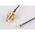 0897627120 Molex SMA Straight Bulk Head Jack-to-MCRF Plug, 1.37mm Cable, Length 200.00mm, 50 Ohms