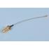 0897629522 Molex SMA Straight Bulk Head Jack-to-MCRF Plug, 1.13mm Cable, Length 100.00mm, 50 Ohms