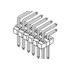Molex. Conn Unshrouded Header HDR 28 POS 2.54mm Solder RA Thru-Hole C-Grid III™ Tray 0901220774