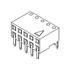 0901522104 Molex Conn Socket Strip RCP 4 POS 2.54mm Solder RA Thru-Hole C-Grid III™ Tube